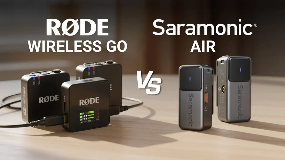 Saramonic Air vs Rode Wireless Go: In-Depth Comparison of High-Value Wireless Microphones